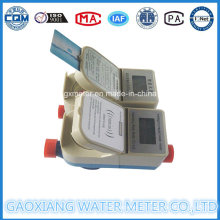 Medidor de flujo de agua prepago de RF o tarjeta IC